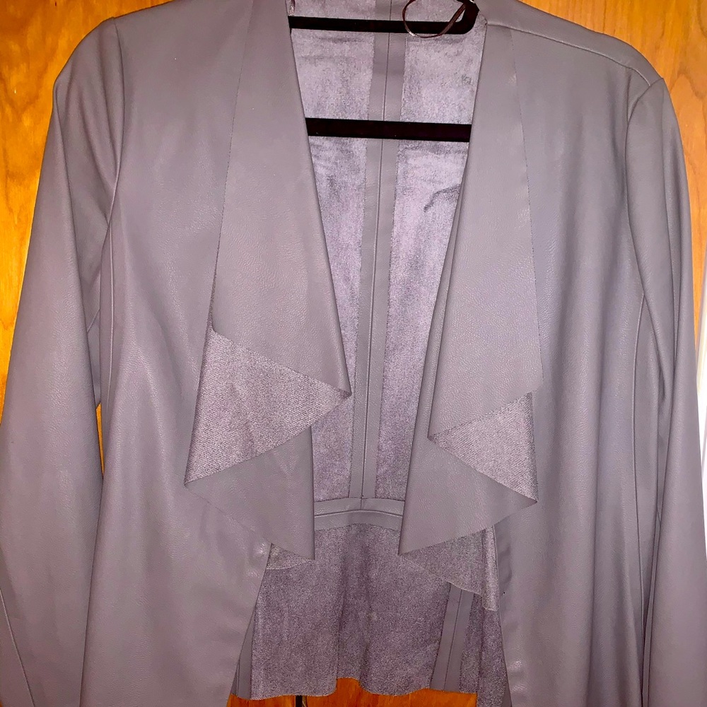 Zara Jacket Suede and Faux Leather